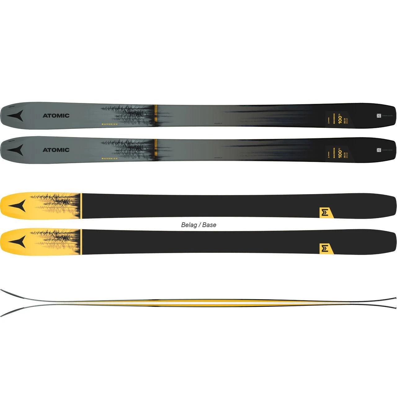 Atomic Maverick 100 Ti Metallic Green/safron (2022/23) 4 Atomic Maverick 100 Ti Metallic Green/safron (2022/23) - Afbeelding 2