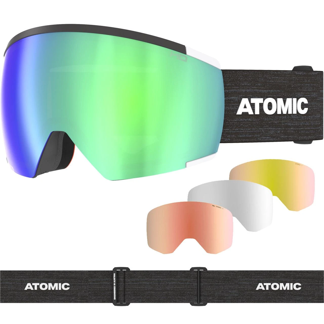 Atomic Redster WC HD Black + 3 Reserve Lenzen 3 Atomic Redster WC HD Black + 3 Reserve Lenzen