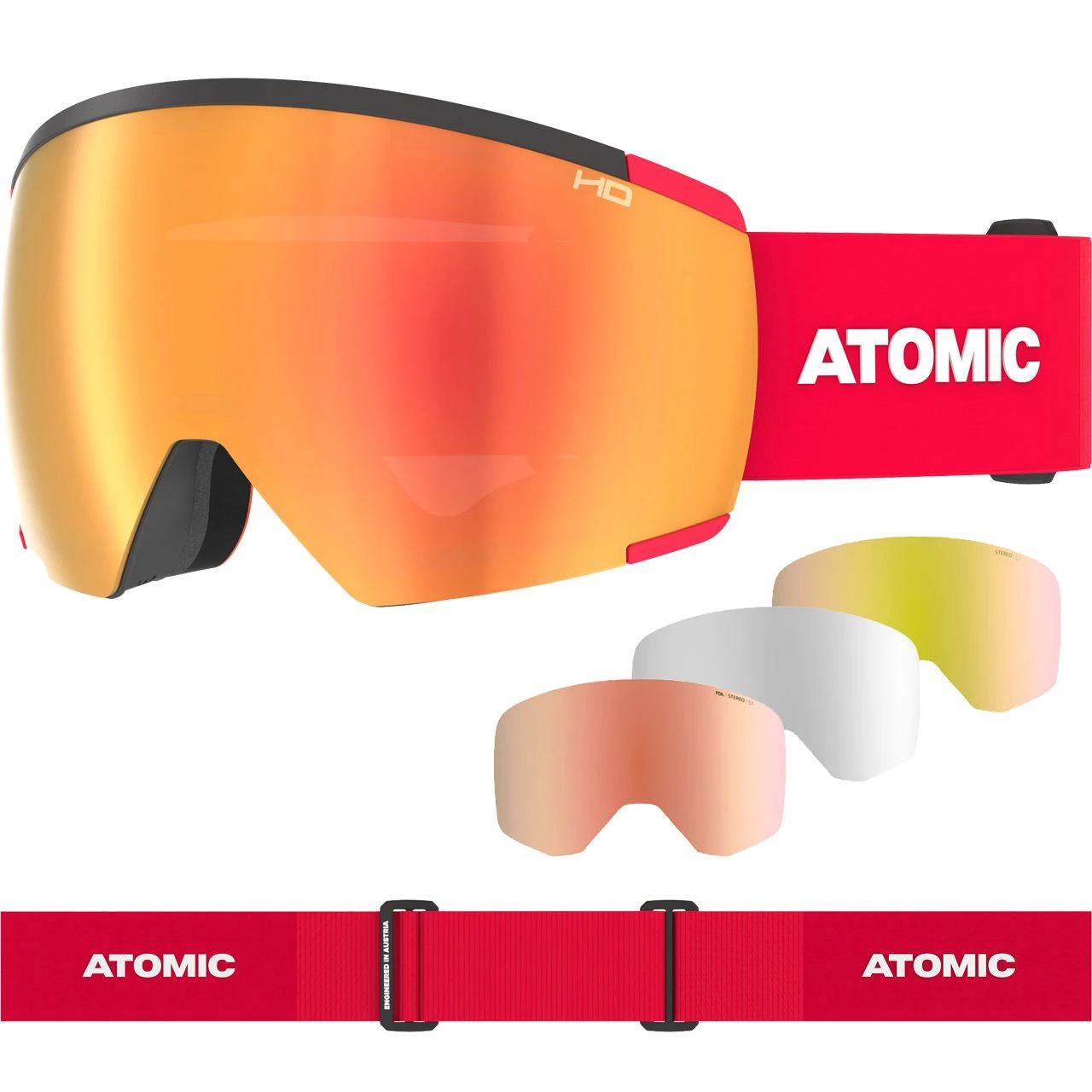 Atomic Redster WC HD Red + 3 Reserve Lenzen 3 Atomic Redster WC HD Red + 3 Reserve Lenzen